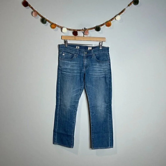 AG Adriano Goldschmied Tomboy Crop Straight Cropped jeans - Picture 1 of 7